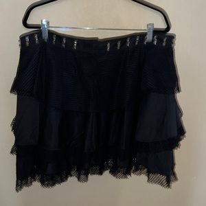 NWT dolls kill mini skirt studded fishnet